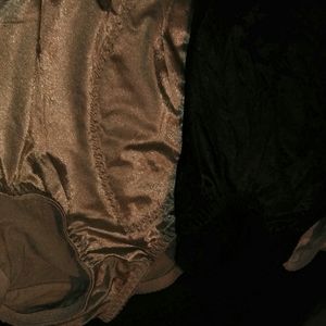 L  3pr. Cupid Beige, brown and white  panties